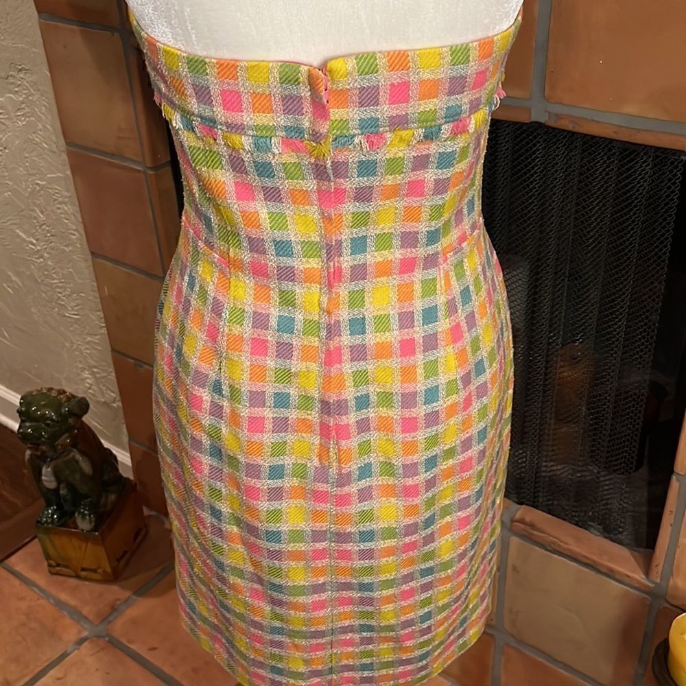 Lilly Pulitzer Bibi multicolored boule strapless dress, size 2! - Picture 6 of 12